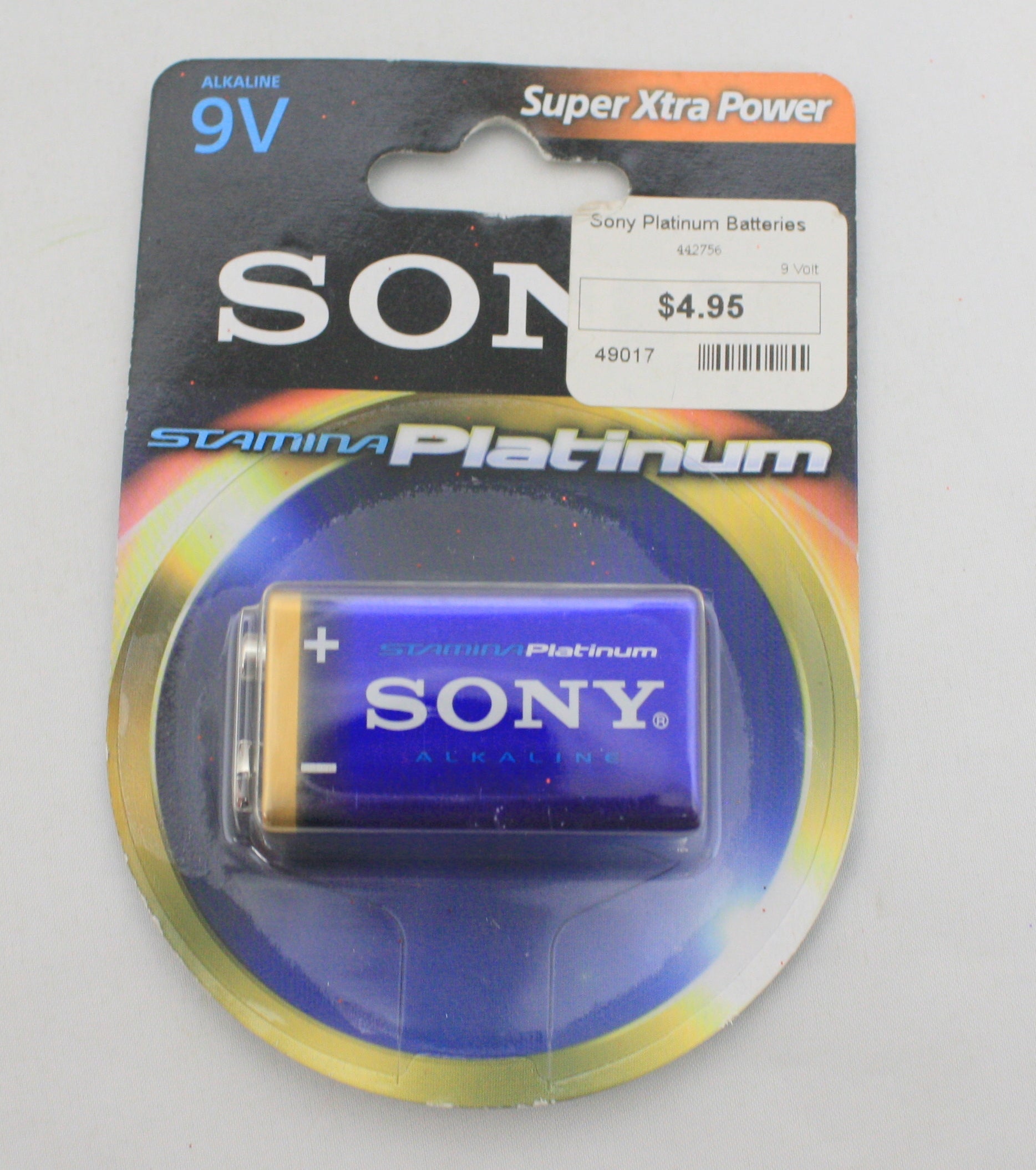 Sony Platinum Batteries - 9 Volt 1 Pack