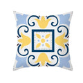 Ethnic Floral Patterns Sofa Cushion Cases Nordic Geometric Simple Blue Modern Decorative Throw Pillow Case Cushion Case For Room Bedroom Pillows Case Bohemian Decor Home Pillows 45x45CM