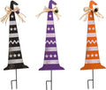 Witch Hat Lawn Stake Orange