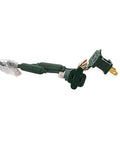 100-Light 5mm Multi-Color Frost LED Green Wire Light Set