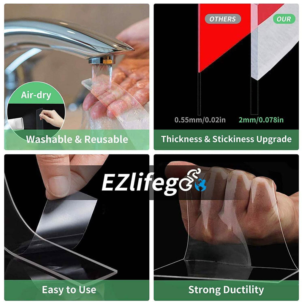 EZlifego Double Sided Tape Heavy Duty
