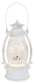 LED Light Up Shimmer Snowman Lantern