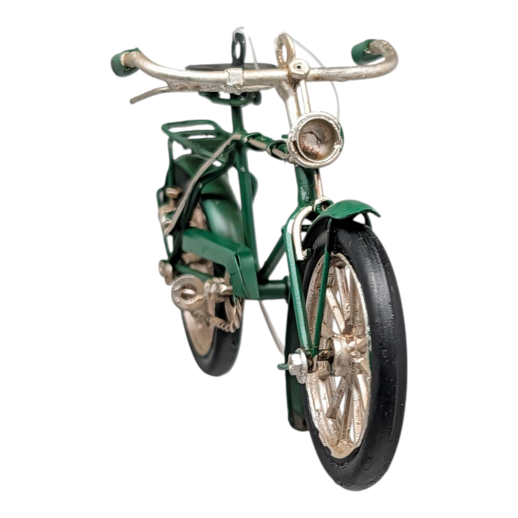 Green Bike Ornaments