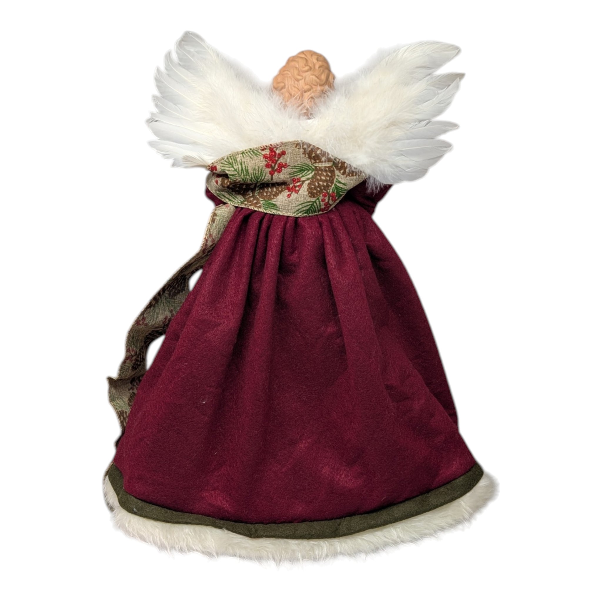 Cardinal Angel Tree Topper