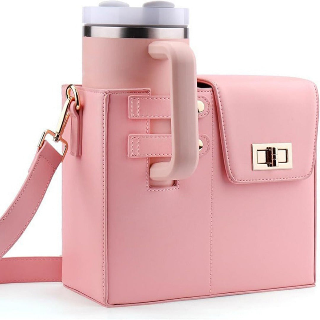 Versatile Design Commuter Bag – Ideal Crossbody Bag for Outdoor Adventures & Portable Water Cup Bottle Storage