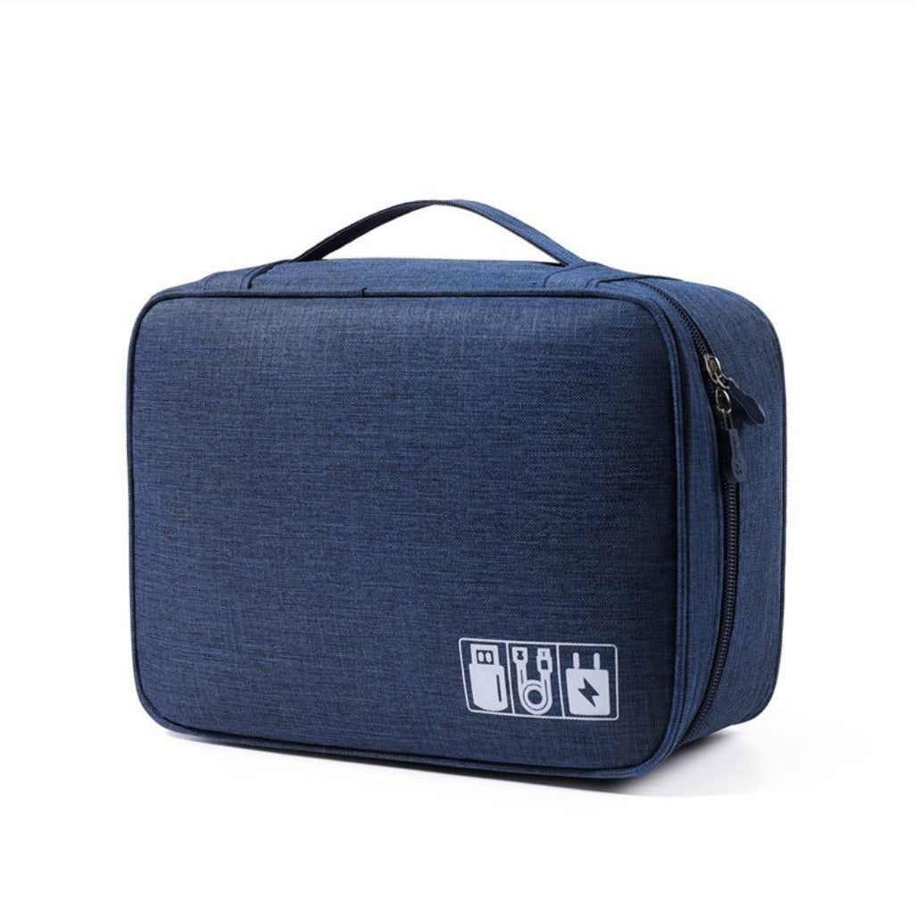 Data cable storage bag, large-capacity grid charger storage bag, mobile hard disk, earphone bag, travel portable waterproof digital bag.