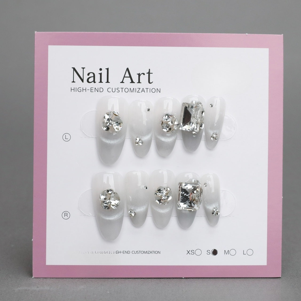 White Nail Wear Nail Art Reusable Press on Nails False Nails