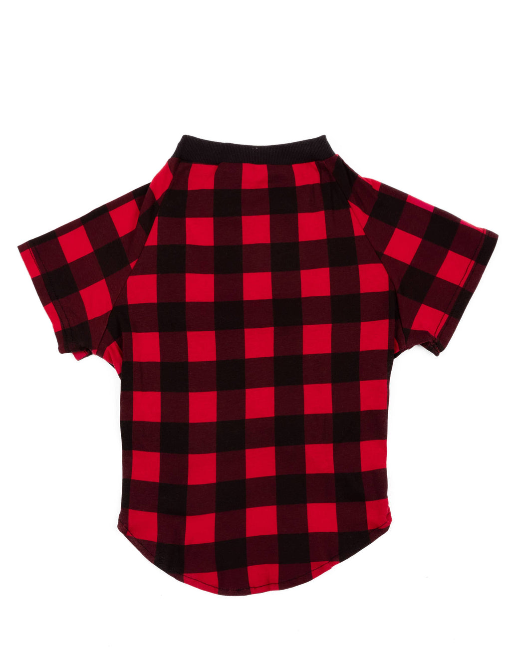 Big Dog Cotton Black And  Red Plaid Pajamas -