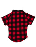Big Dog Cotton Black And  Red Plaid Pajamas -