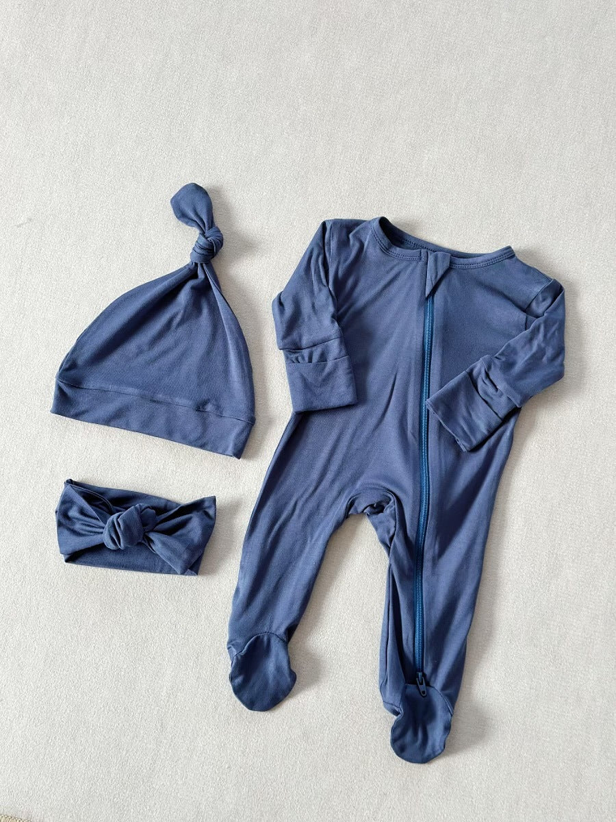 Baby Footed Zip-up Romper Onesie