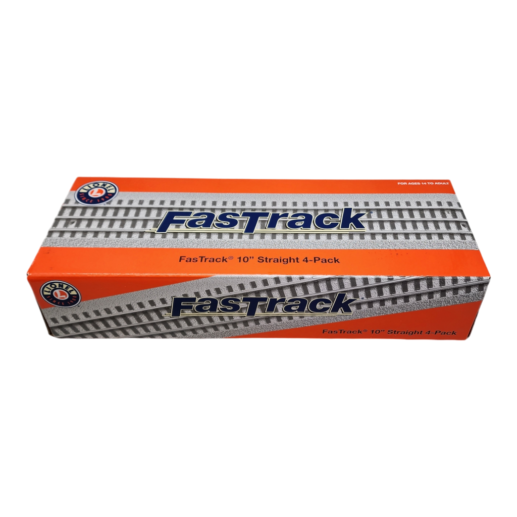 O-Gauge FasTrack 10” Straight - 4 Pack