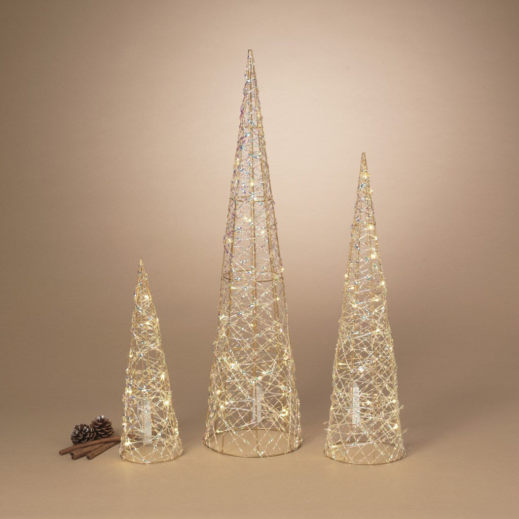 Lighted Holiday Cone Tree -