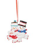 Snowman Couple Ornament - Just Married