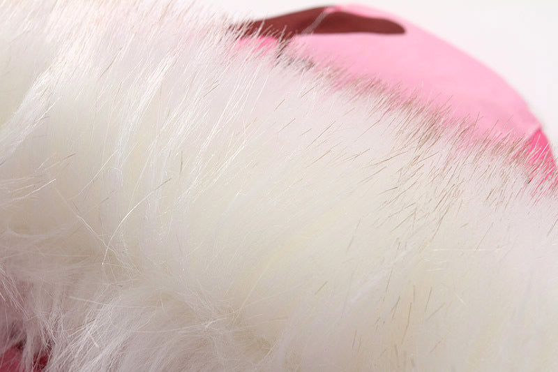 Waterproof Winter Ski Jumpsuit With A Fur-lined Collar For Kids