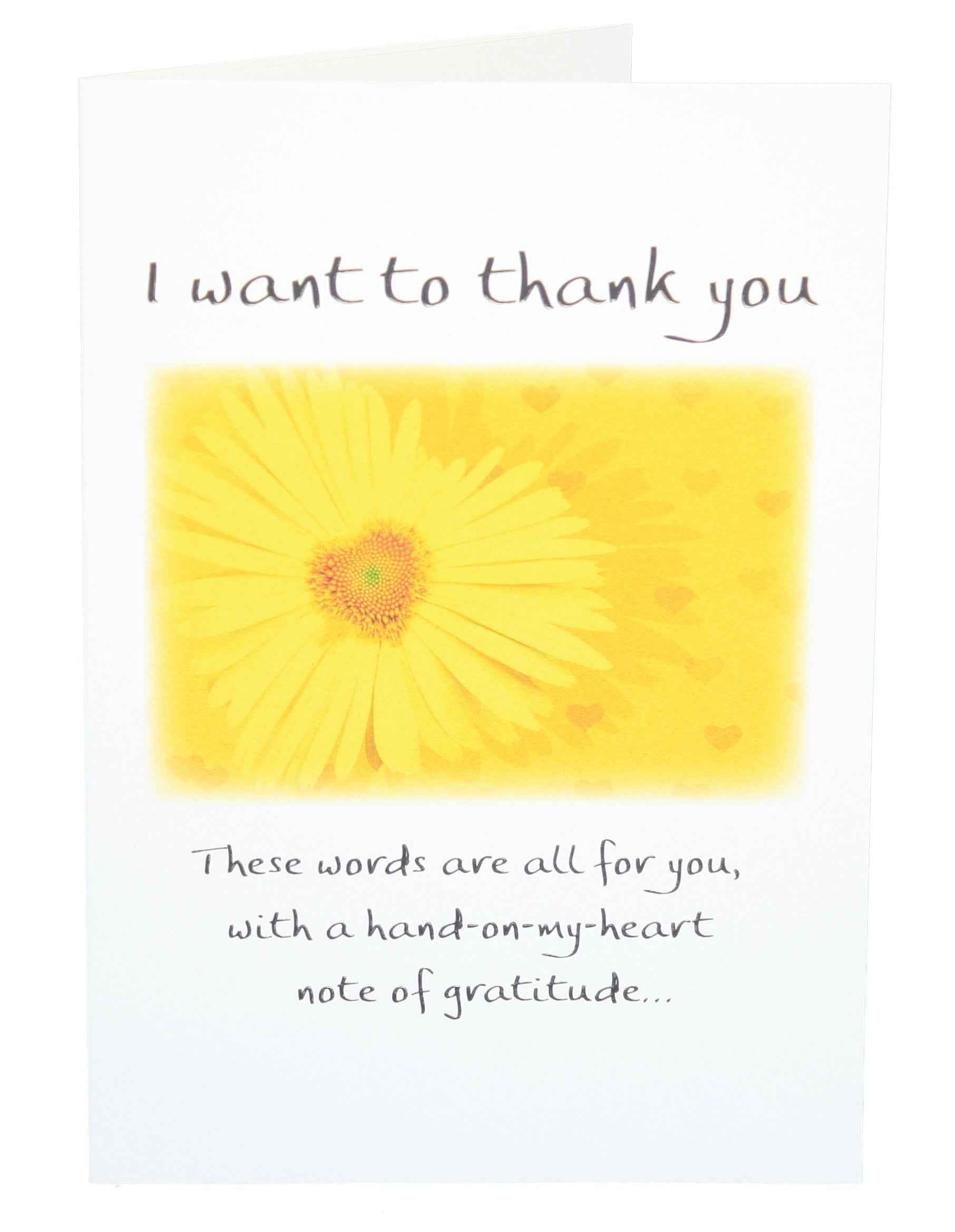 I Want to Thank You - Greeting Card