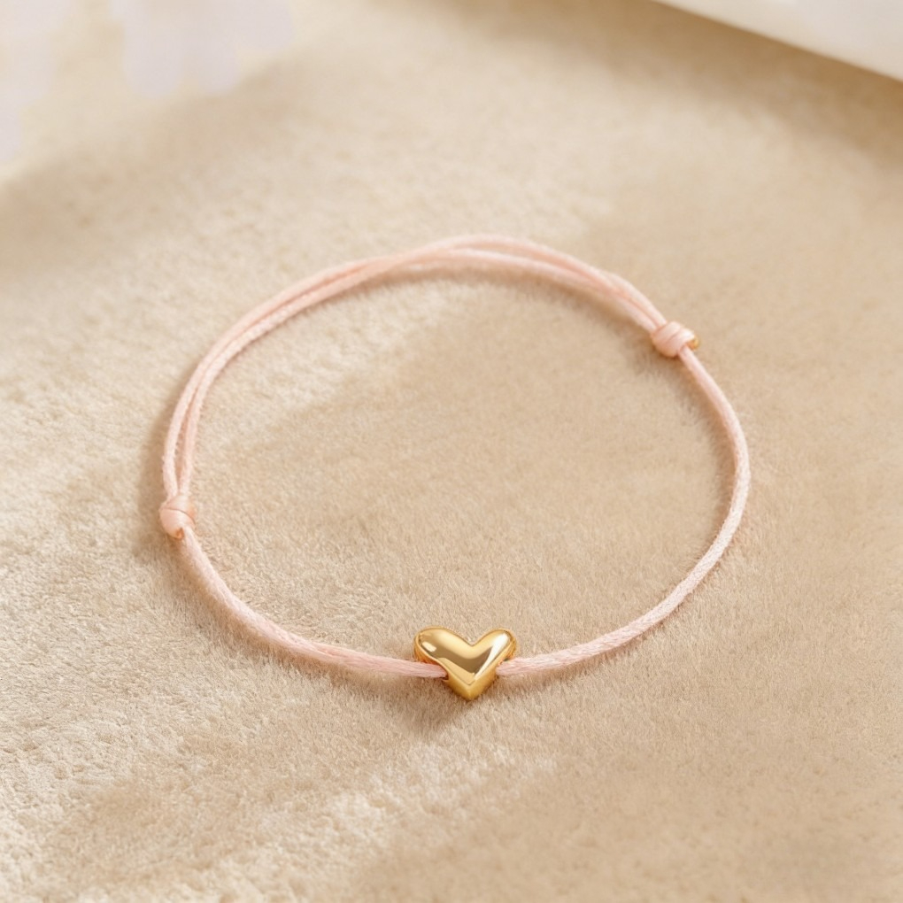 Trendy Heart Braided Adjustable Bracelet