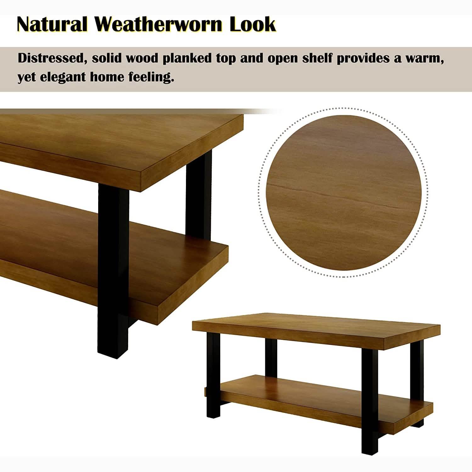 Farmhouse Living Room Coffee Table