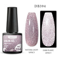 Fashion 2022 Reflective Glitter Gel Nail Polish 8 Colors Sparkling Auroras Permanent UV Diamond Gel Nail Polish Gel For Girls and Womens