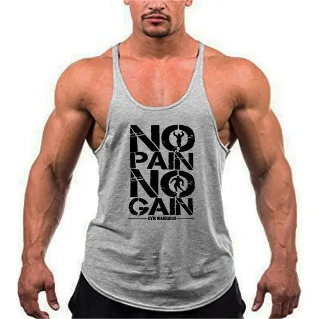 Fashion Bodybuilding Cotton Gym Sleeveless Shirt Men Fitness Vest Modern Singlet Sportswear Workout Tank Top Gym Mens Back Tank Top Vest Muscle Fashion Stringer Clothing Bodybuilding Singlets Fitness Workout Sleeveless Sports Shirt
