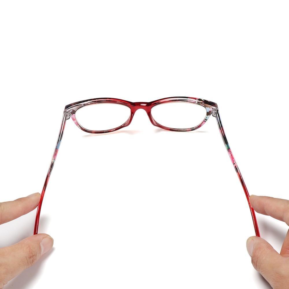 Fashion Reading Eyeglasses Men Women High Definition Transparent Optical Eyewear Anti Blue Eye Protection Eyeglasses Transparent Optical Eyewear With Diopter +1.0~+ 4.0