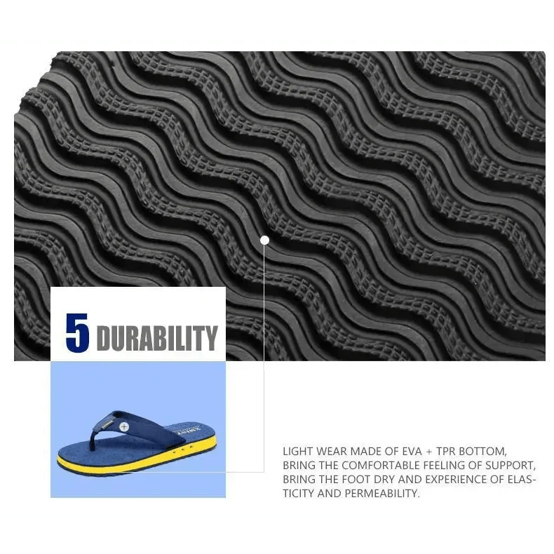 Fashion Summer Big Size Youth Slippers For Men Women Massage Non-Slip Cool Outside Flip Flops Breathable Thick-Soled Slippers