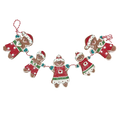 Clay Dough Gingerbread Figurine Garland