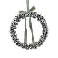 Silver Bell Wreath Ornament - 10 Inch