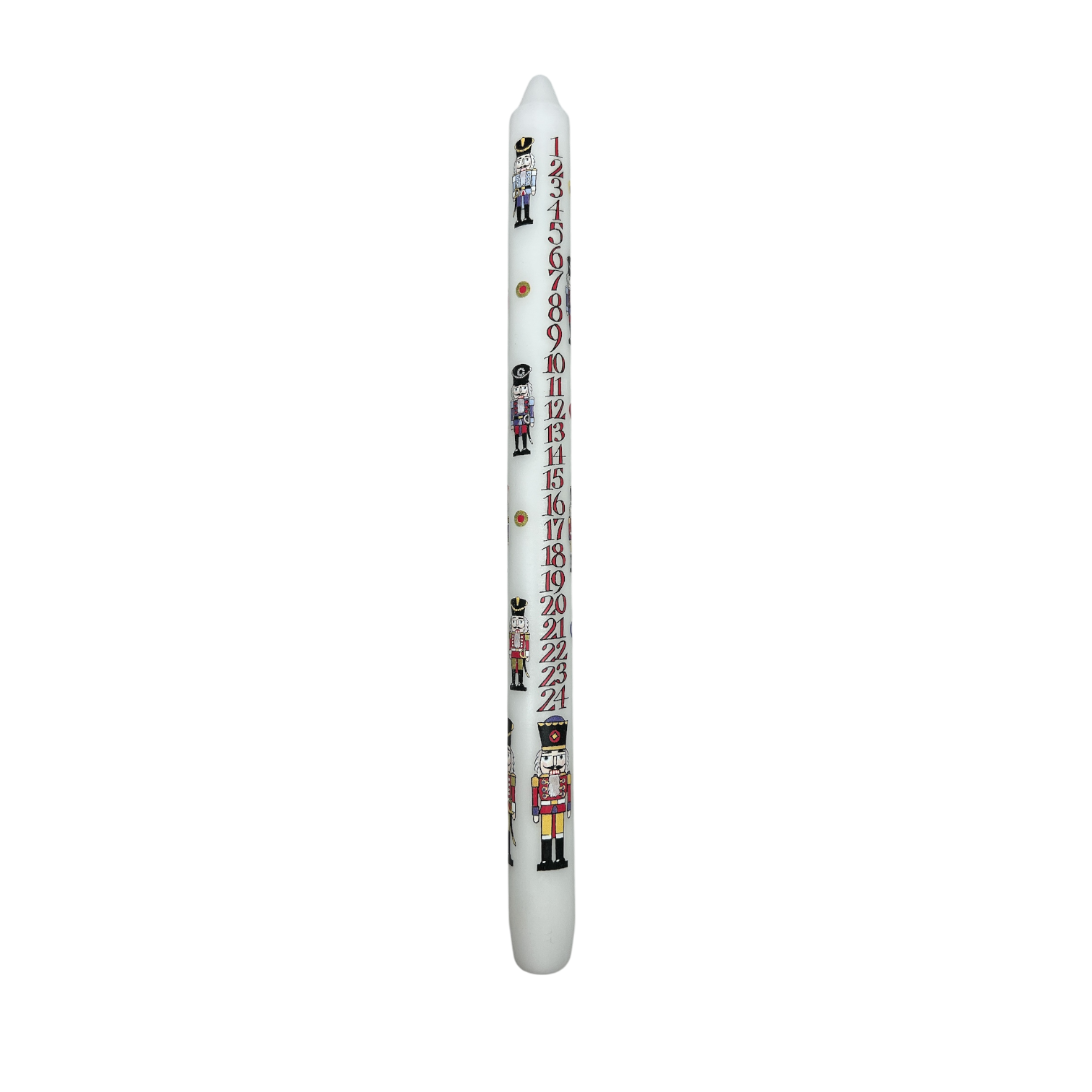 Advent Taper Candle - Nutcracker