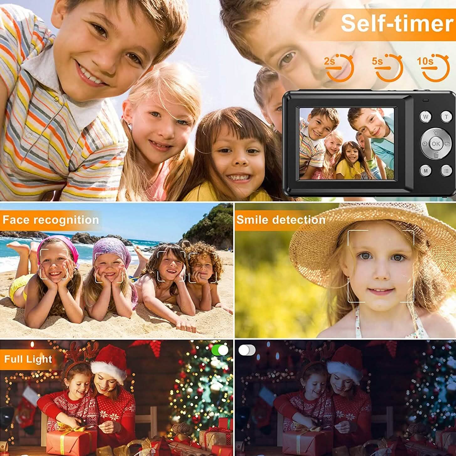FHD 1080P Digital Camera for Kids
