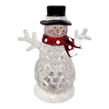 Lighted Shimmer Snowman - 4.5 inch