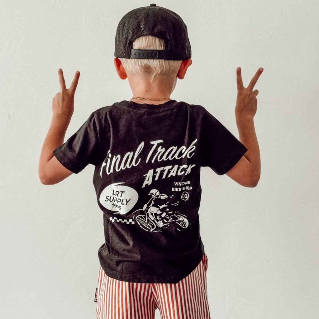 FINAL TRACK ATTACK TEE - BLACK