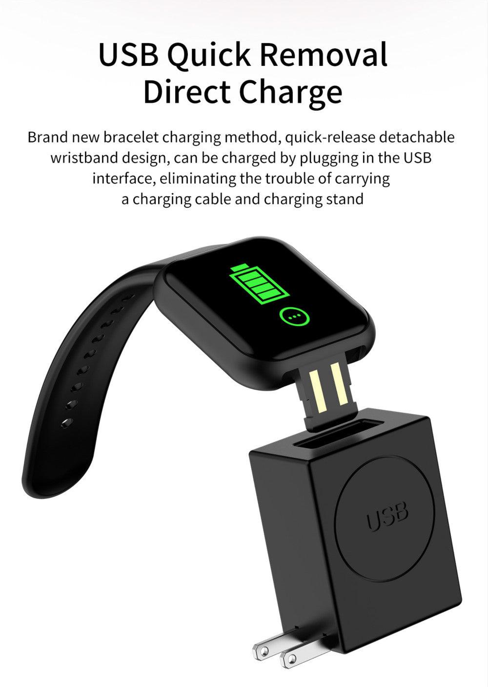 Fitness Wristwatch Color Screen Smart Sport Bracelet Activity Running Activity Fitness Tracker Smartwatch Heart Rate Monitor Waterproof Fitness Tracker Heart Rate For Children Men Women