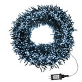 3000-Light Cool White LED White Wire Cluster Garland