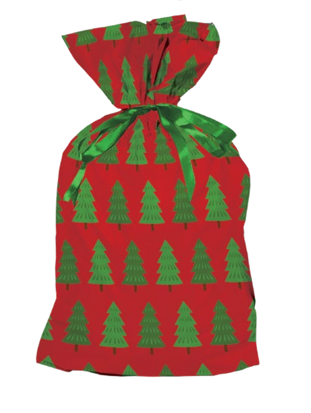 Wrap In A Hurry Jumbo Pull String Gift Bag - Tree Design