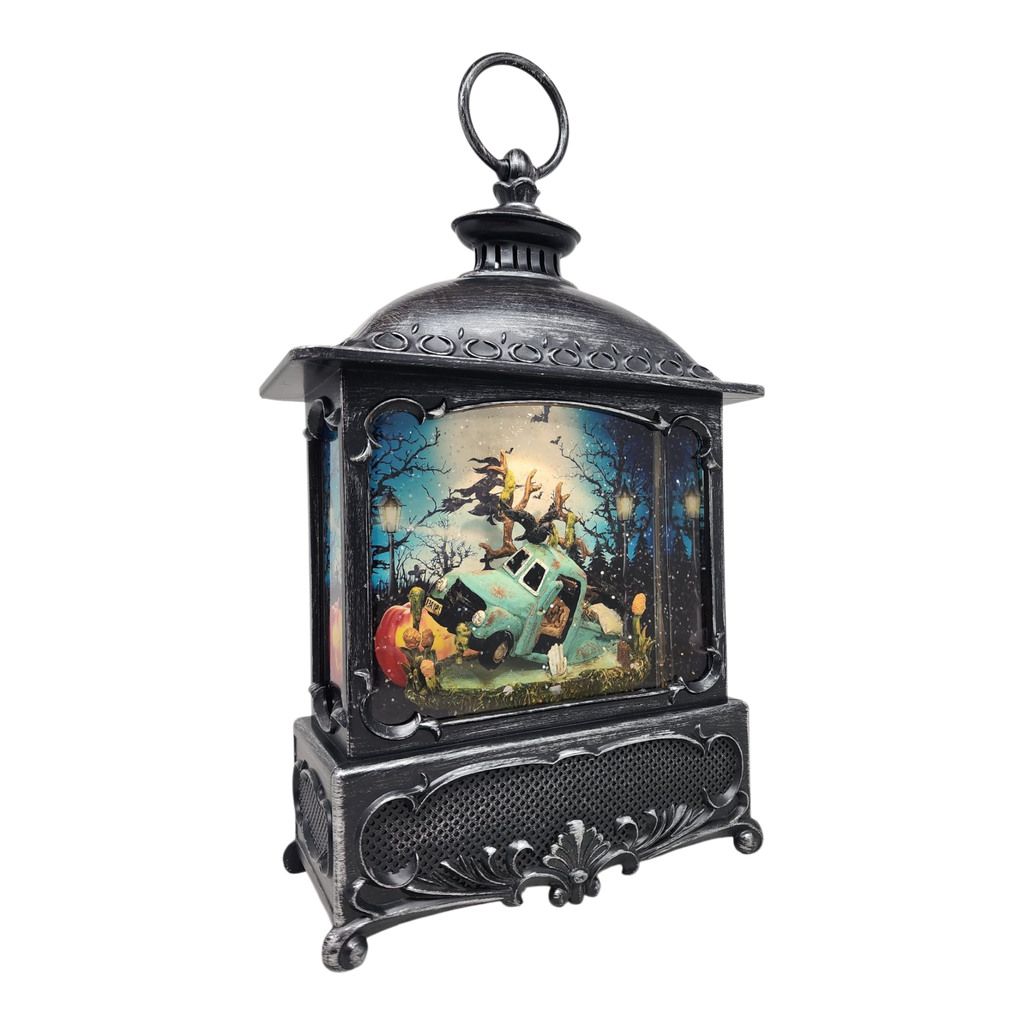 Swamp Truck Lighted Waterglobe Lantern