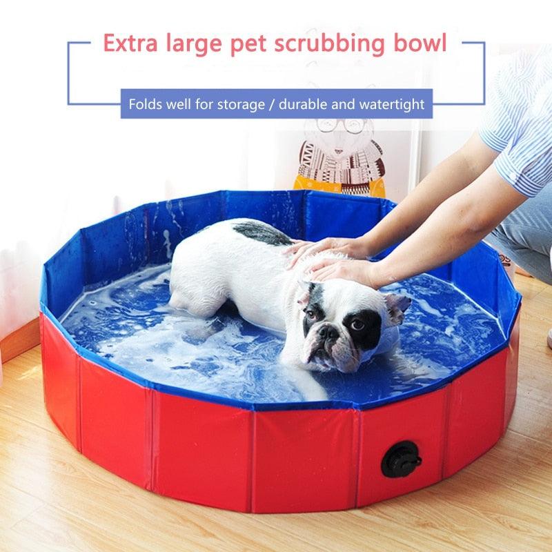 Foldable Dog Pool Pet Bath Swimming Tub Bathtub Outdoor Indoor Collapsible Bathing Pool for Dogs Cats Kids Pool Pet Bathing Tub Dog Pool Big Size Dog Swimming Pool Foldable Pet Pool Bath Swimming Tub Bathtub Pet Collapsible Bathing Pool for Dogs