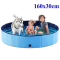 Foldable Dog Pools Pet Bathtub Portable Folding Bathtub Swimming Bath Pond Kids Dog Swimming Pool Baths For Large Dogs Puppy Foldable Pet Pool Bathing Tub Collapsible Dog Pet Pool Bathing Tub