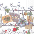 Christmas Trellis Cocktail Napkin