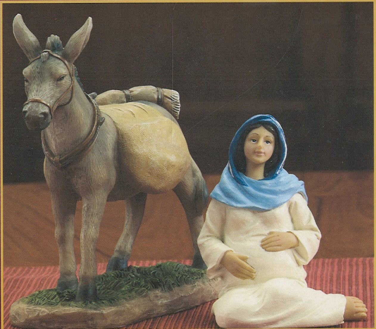 The Holy Family - Traveling to Bethlehem - 7 Inch Scale