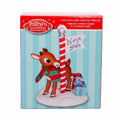 Rudolph The Red Nose Reindeer North Pole Figurine
