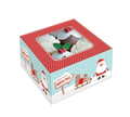 Bakery Box - 4 Cup Cakes or Cookies - Santa