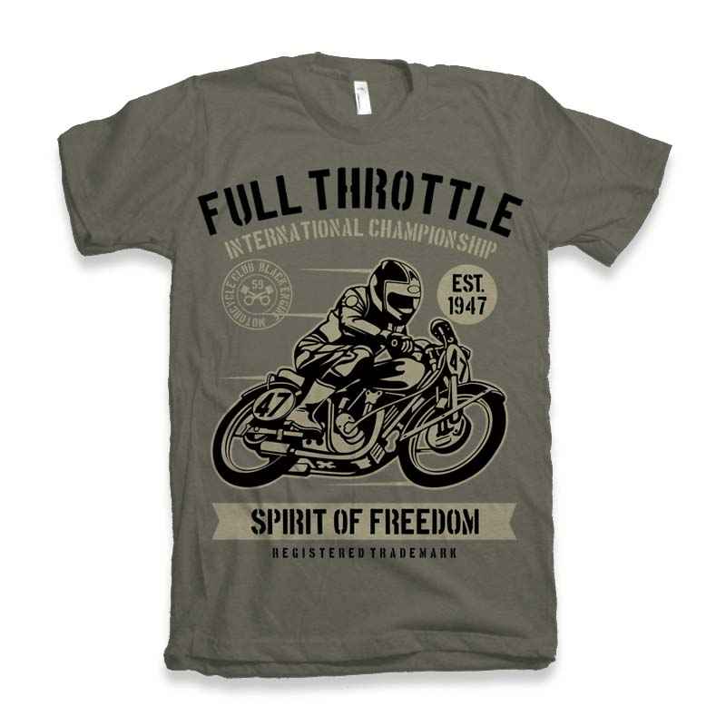 Fuul Throttle Men's Bamboo Viscose/Organic Cotton Short Sleeve Graphic T-Shirt