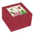 Square Cookie Box - 2 Pack - Red