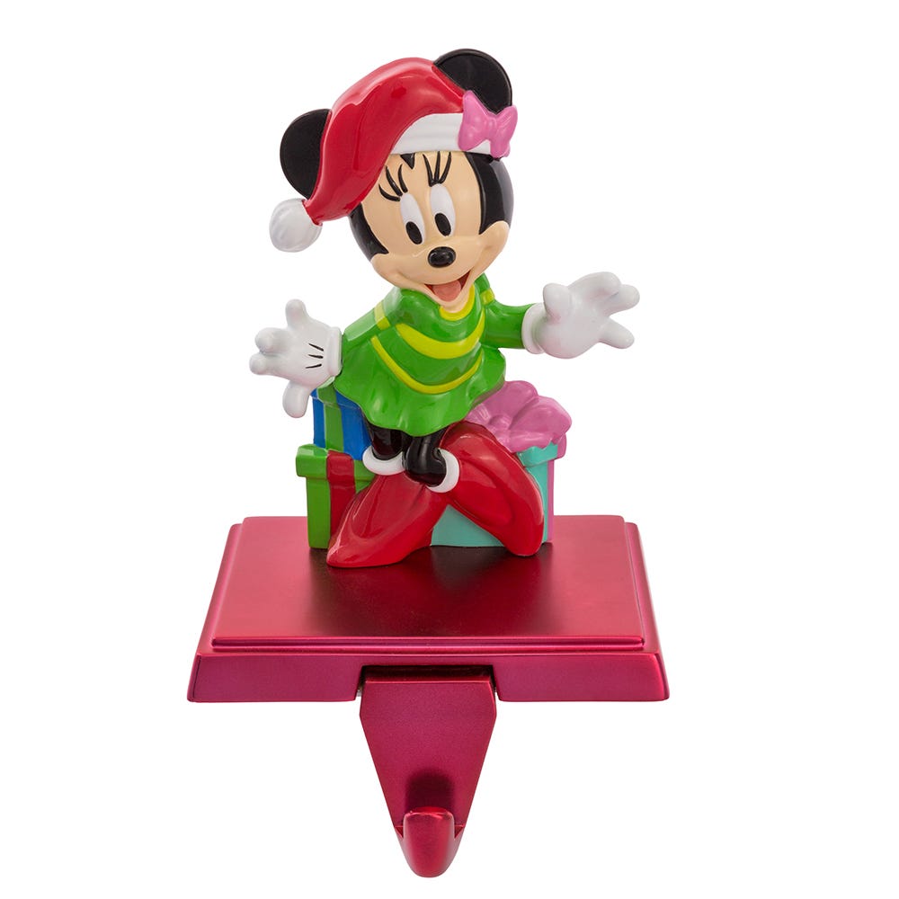 Minnie Mouse Stocking Hanger With Retractable Hook