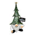 Lighted Metal Gnome Figurine -