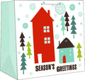 Jumbo Square Gift Bag - Season's Greetings