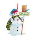 You Melt My Heart - Snowman Ornament