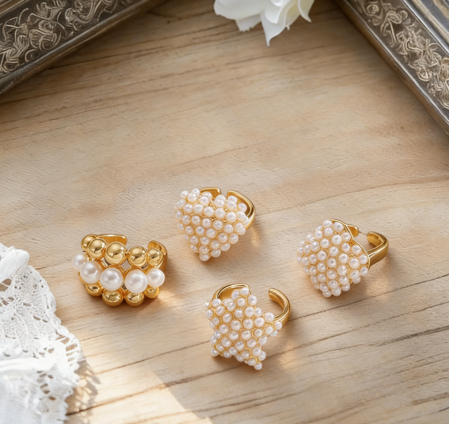 Light Luxury Geometric Line Ring