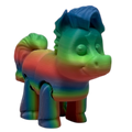 Barnyard Horse- Pastel Rainbow