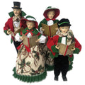 Holly Caroler Set Of 4 - 18 inch